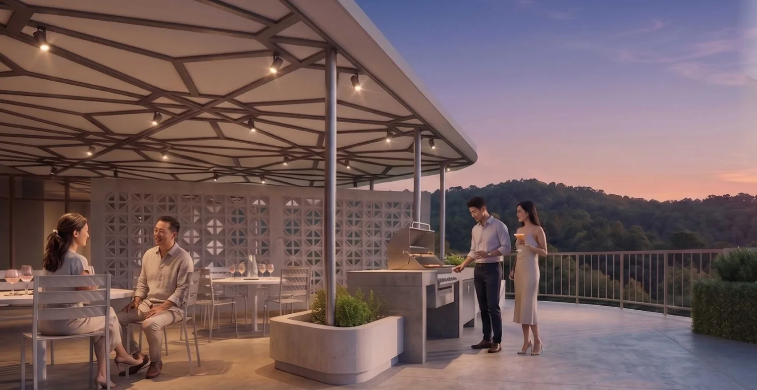 M Amaya outdoor dining and social facilities