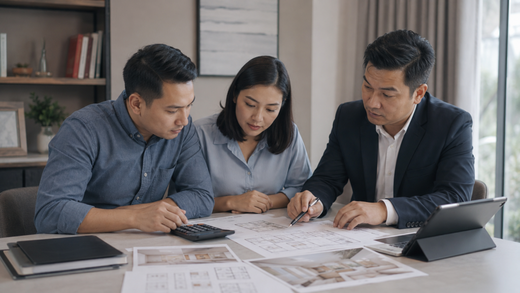 Malaysian property buyer planning furnishing and move-in costs for a new home