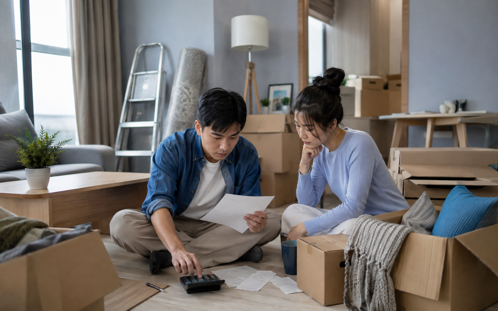 Malaysian property buyer planning furnishing and move-in costs for a new home