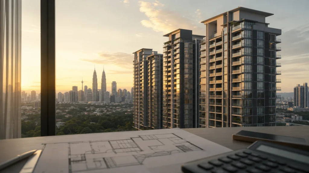 Kuala Lumpur condominium investment analysis with floor plan and cost review