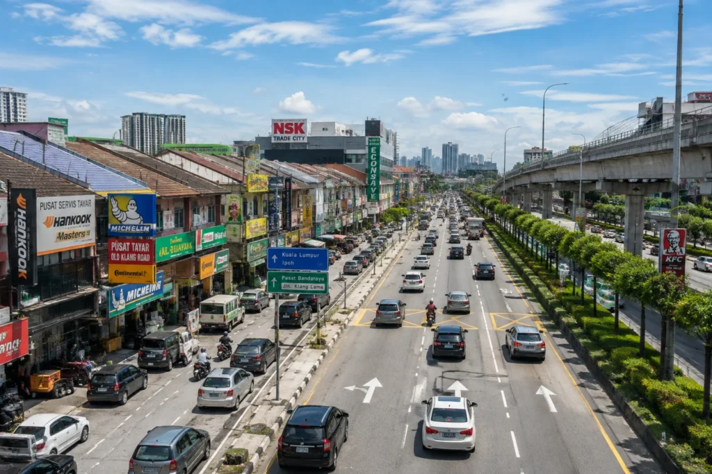 Old Klang Road property location and connectivity reference image by Louis Property Insights