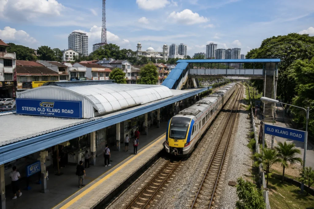 walking distance to train station location and connectivity reference image by Louis Property Insights
