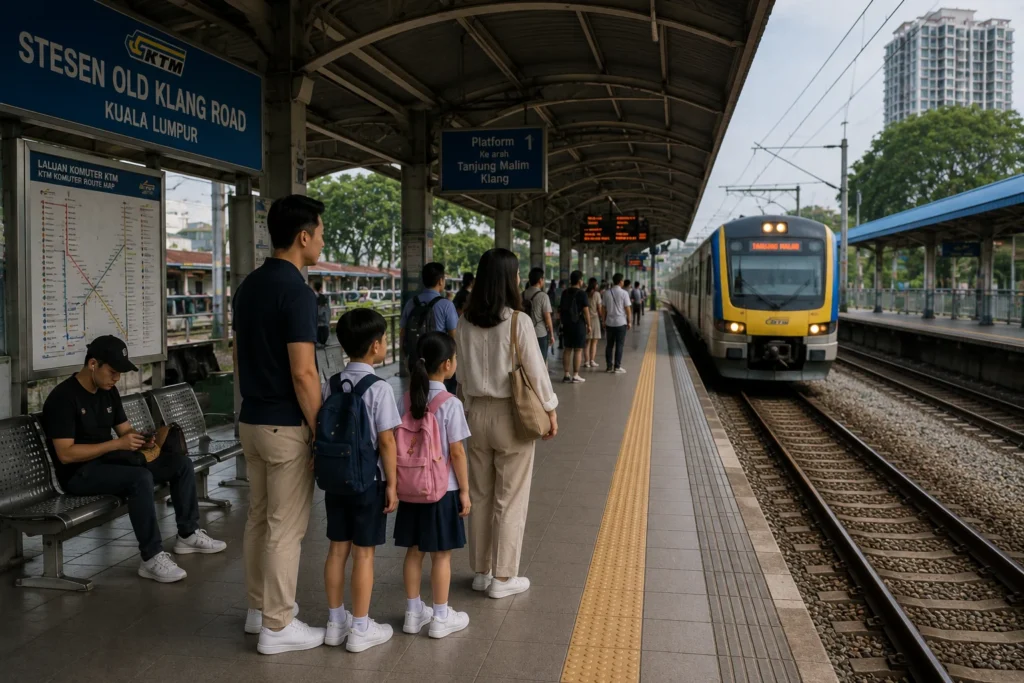 walking distance to train station location and connectivity reference image by Louis Property Insights