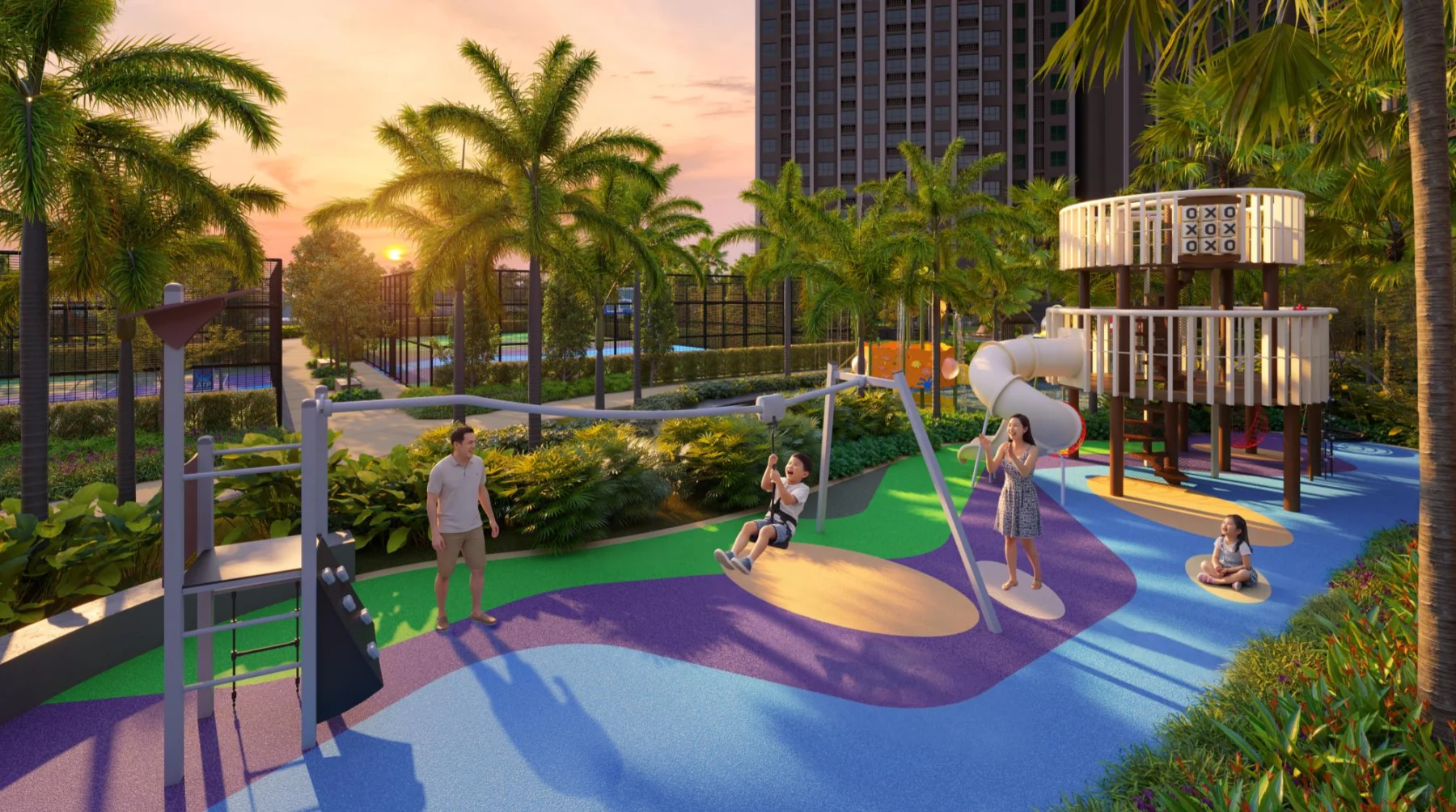 Ophira Resort Residences Adventure Playground, artist impression