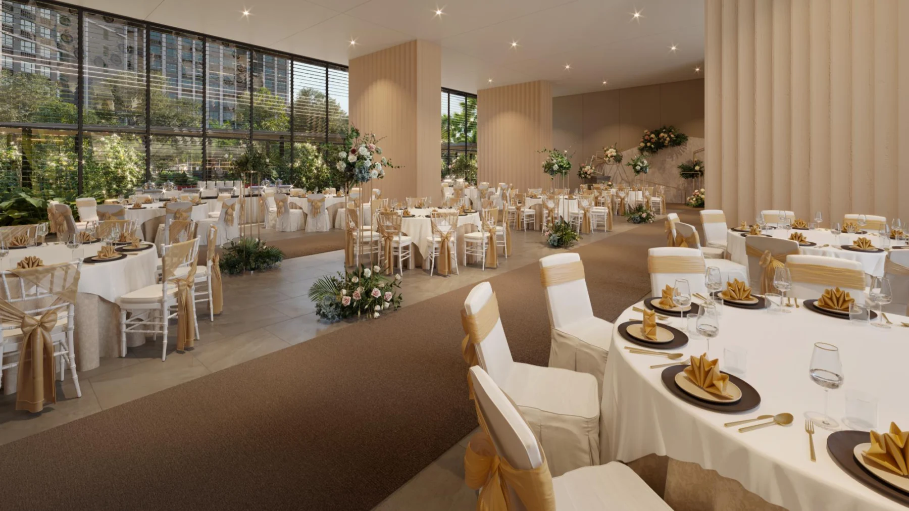 Ophira Resort Residences Function Hall, artist impression